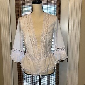 Charo Ruiz Ibiza Edda Top in White Size XS NWOT